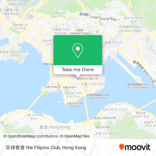 菲律賓會 the Filipino Club map