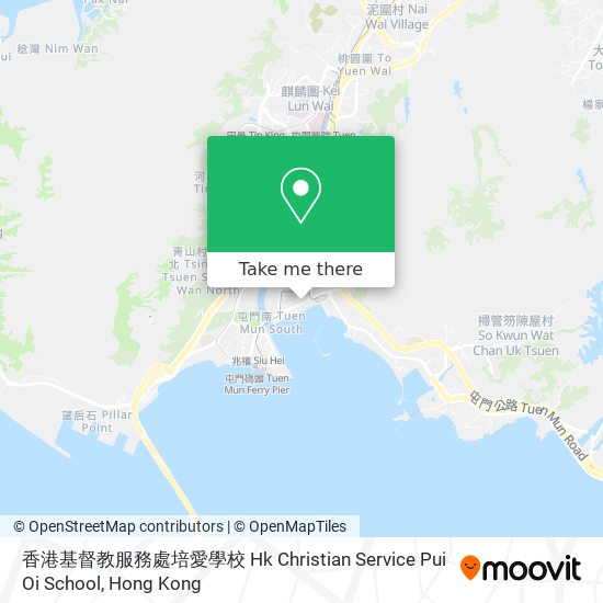 香港基督教服務處培愛學校 Hk Christian Service Pui Oi School map