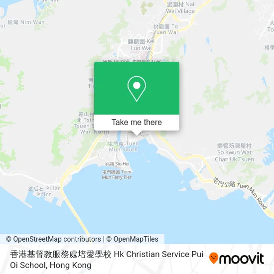 香港基督教服務處培愛學校 Hk Christian Service Pui Oi School地圖