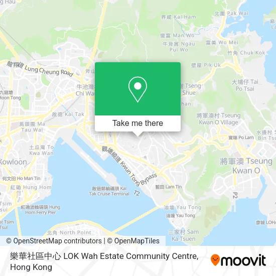 樂華社區中心 LOK Wah Estate Community Centre地圖