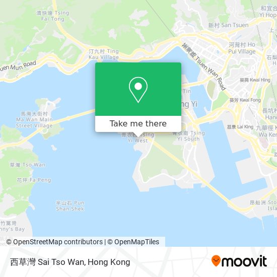 西草灣 Sai Tso Wan map