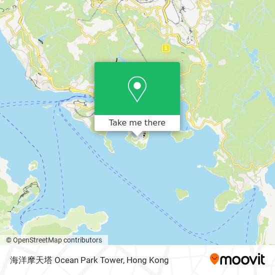 海洋摩天塔 Ocean Park Tower map