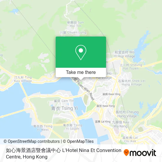 如心海景酒店暨會議中心 L'Hotel Nina Et Convention Centre map