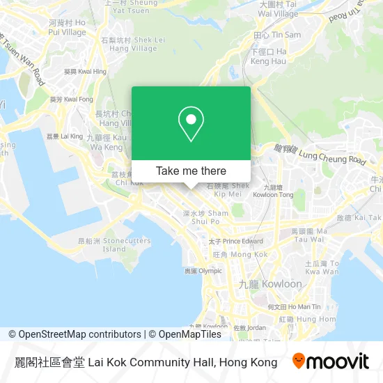 麗閣社區會堂 Lai Kok Community Hall地圖