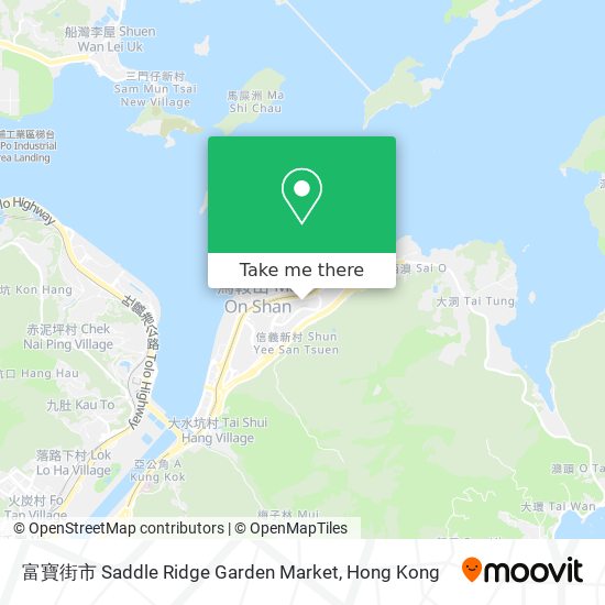 富寶街市 Saddle Ridge Garden Market地圖