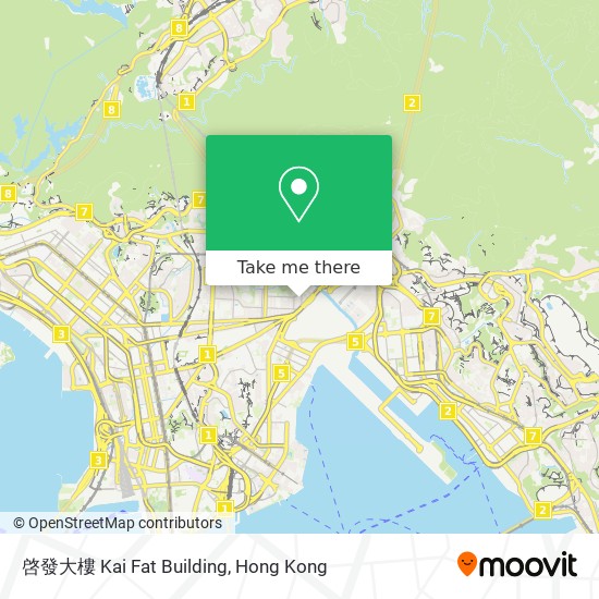 啓發大樓 Kai Fat Building map