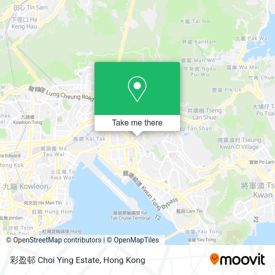 彩盈邨 Choi Ying Estate地圖
