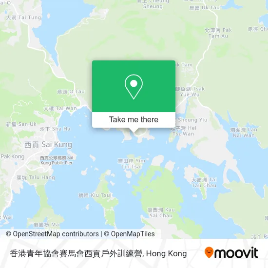 香港青年協會賽馬會西貢戶外訓練營 map