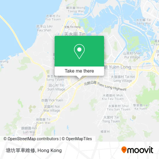 塘坊單車維修 map