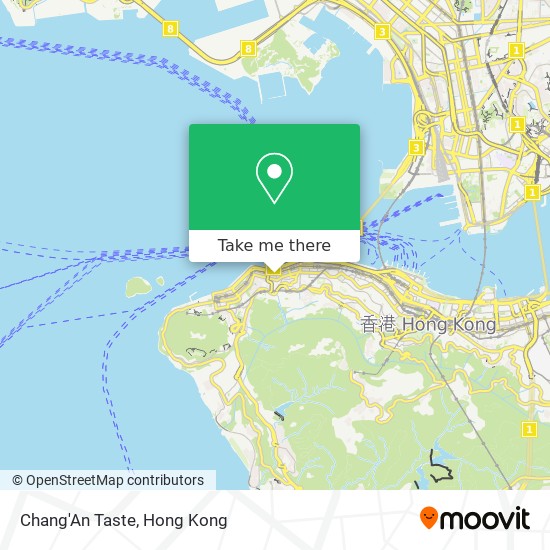 Chang'An Taste map