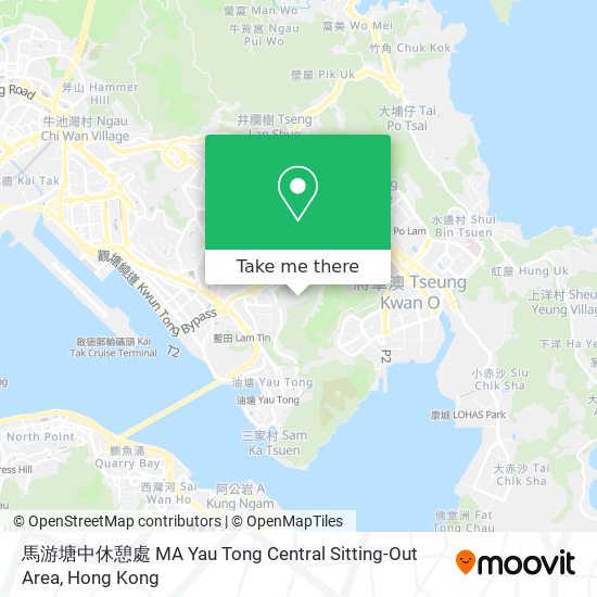 馬游塘中休憩處 MA Yau Tong Central Sitting-Out Area map