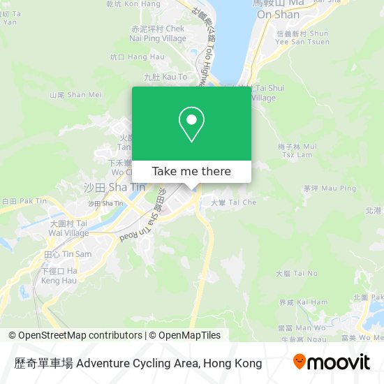 歷奇單車場 Adventure Cycling Area map