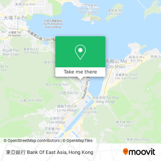 東亞銀行 Bank Of East Asia map