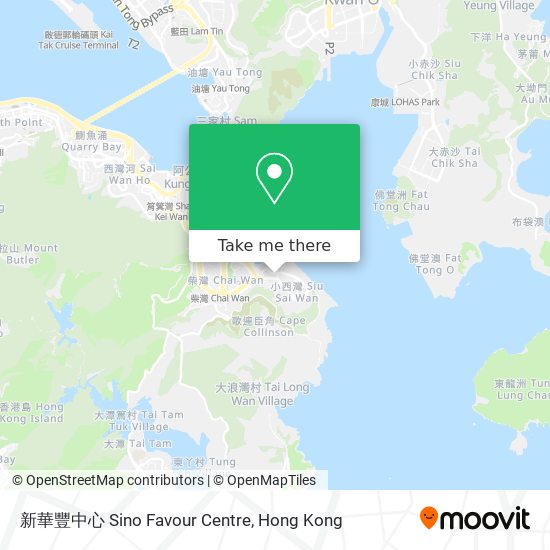 新華豐中心 Sino Favour Centre map