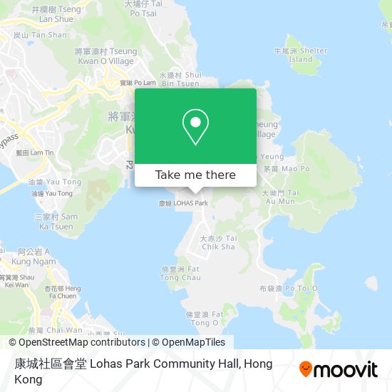 康城社區會堂 Lohas Park Community Hall map