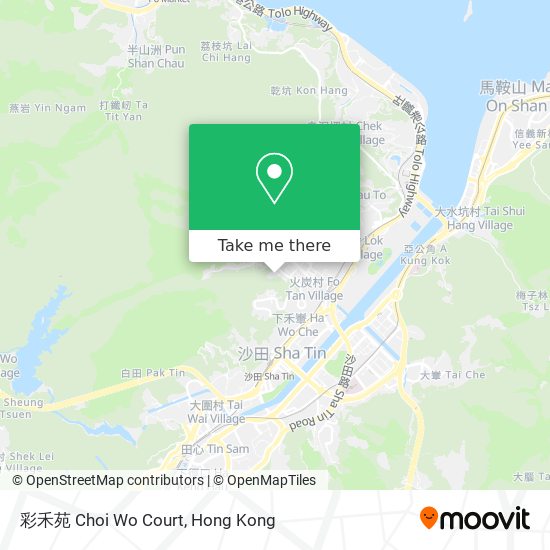 彩禾苑 Choi Wo Court map