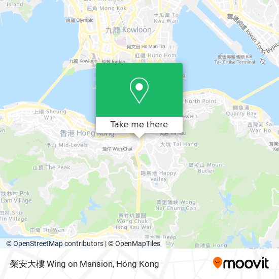 榮安大樓 Wing on Mansion map