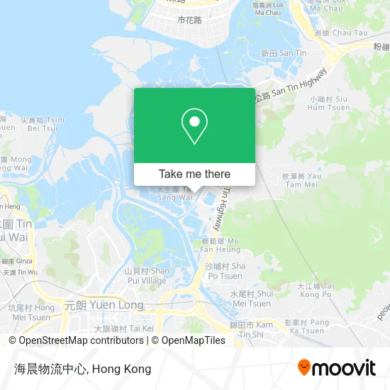 海晨物流中心地圖
