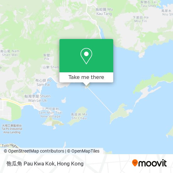 匏瓜角 Pau Kwa Kok map