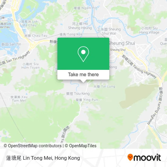 蓮塘尾 Lin Tong Mei map