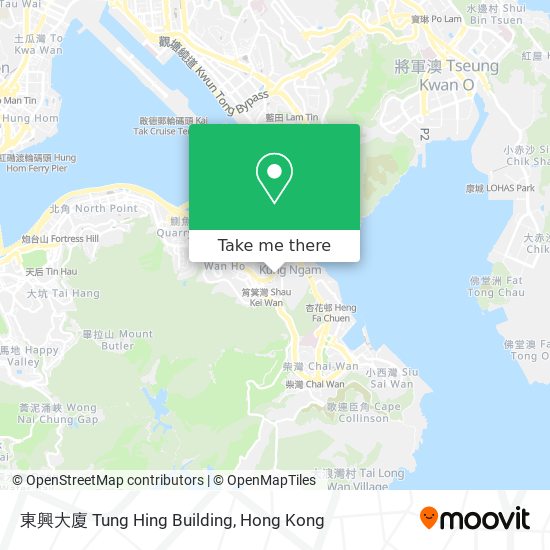 東興大廈 Tung Hing Building map