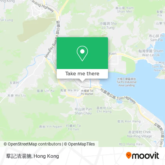 羣記清湯腩 map