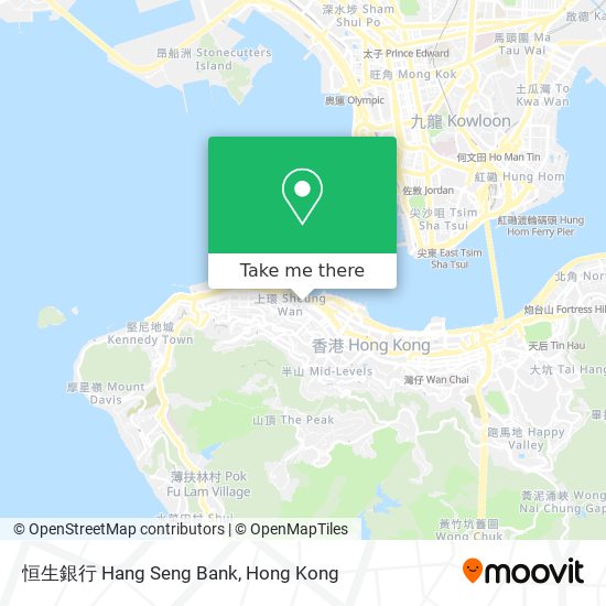 恒生銀行 Hang Seng Bank map