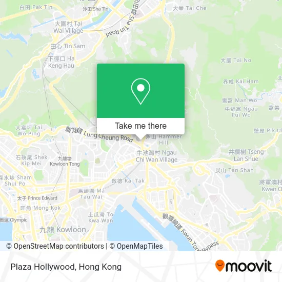 Plaza Hollywood map