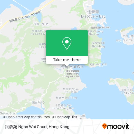 銀蔚苑 Ngan Wai Court map