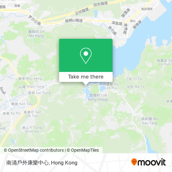 南涌戶外康樂中心地圖