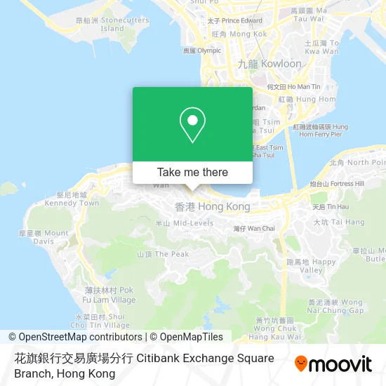 花旗銀行交易廣場分行 Citibank Exchange Square Branch地圖