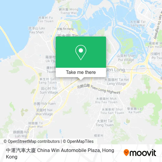 中運汽車大廈 China Win Automobile Plaza map