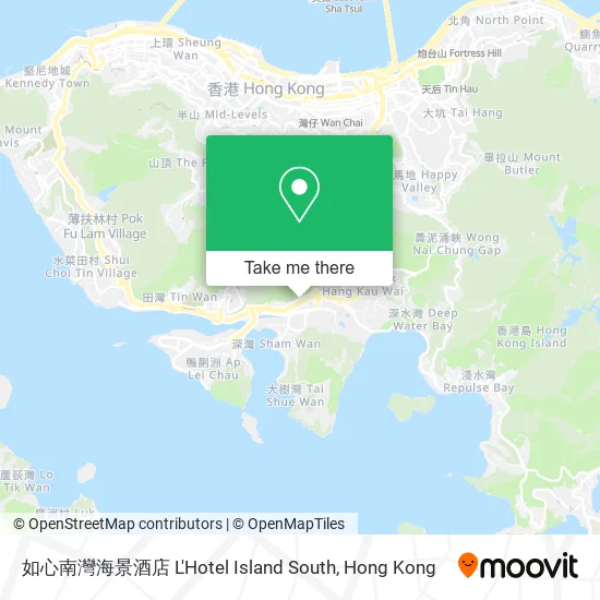 如心南灣海景酒店 L'Hotel Island South地圖