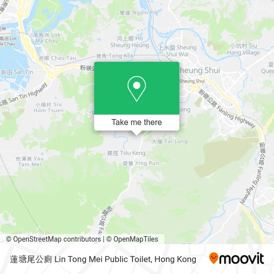 蓮塘尾公廁 Lin Tong Mei Public Toilet map