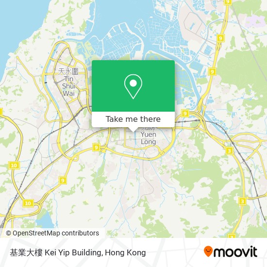 基業大樓 Kei Yip Building map