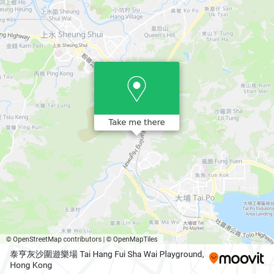 泰亨灰沙圍遊樂場 Tai Hang Fui Sha Wai Playground map