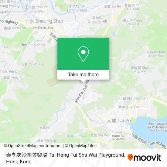 泰亨灰沙圍遊樂場 Tai Hang Fui Sha Wai Playground地圖