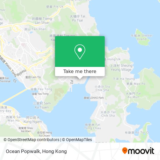 Ocean Popwalk map