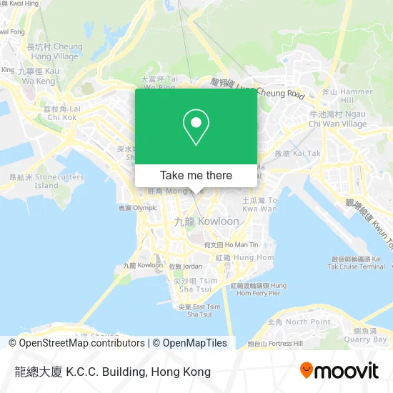 龍總大廈 K.C.C. Building map