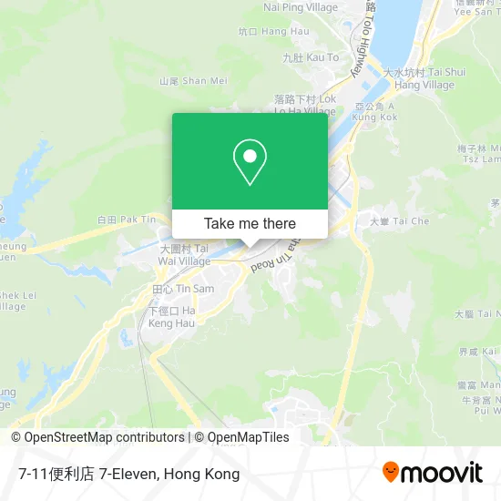 7-11便利店 7-Eleven map