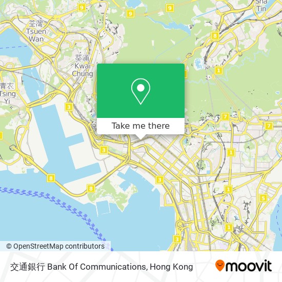 交通銀行 Bank Of Communications map