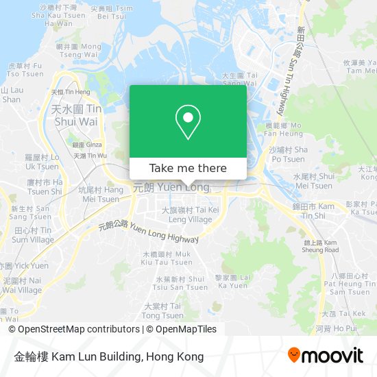 金輪樓 Kam Lun Building map