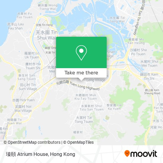 瑧頤 Atrium House map