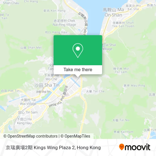 京瑞廣場2期 Kings Wing Plaza 2 map