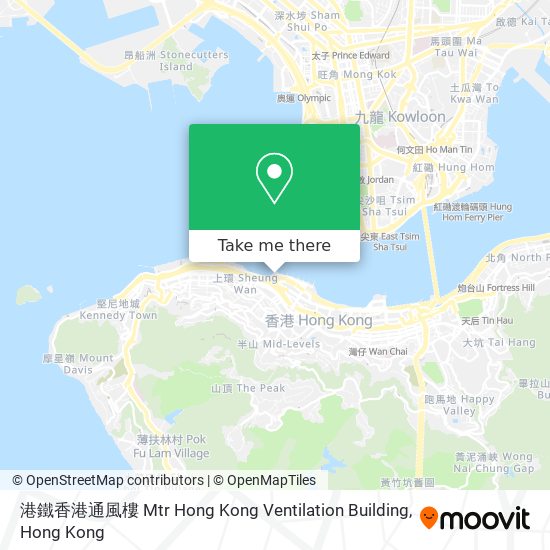 港鐵香港通風樓 Mtr Hong Kong Ventilation Building map
