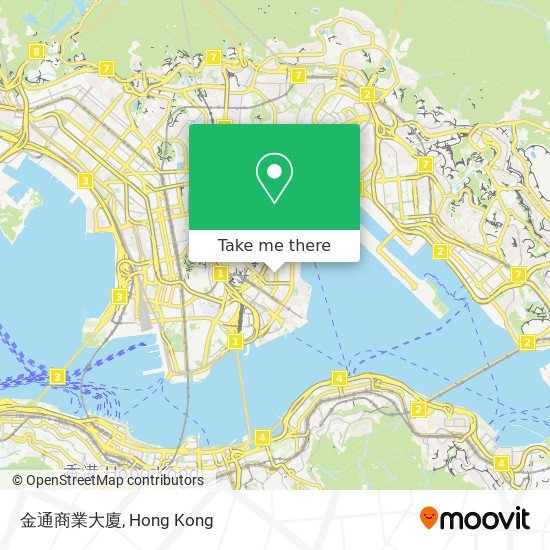 金通商業大廈 map