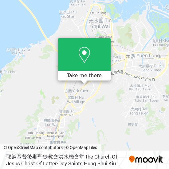 耶穌基督後期聖徒教會洪水橋會堂 the Church Of Jesus Christ Of Latter-Day Saints Hung Shui Kiu Chapel map