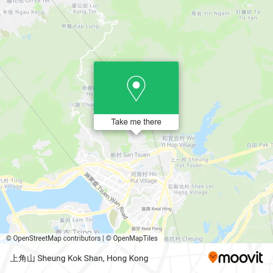 上角山 Sheung Kok Shan map