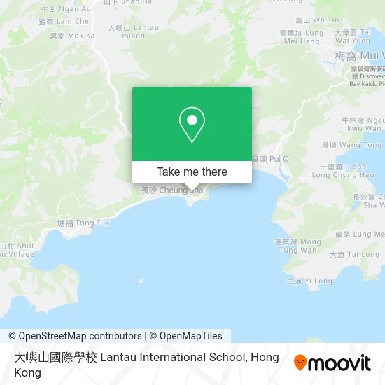 大嶼山國際學校 Lantau International School map