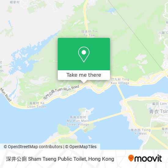 深井公廁 Sham Tseng Public Toilet map